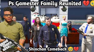 GTA 5 Finally Shinchan Come Back From Jail💔😢Franklin Shocked By PSS gamer 😭💔PS Gamester [upl. by Malha]