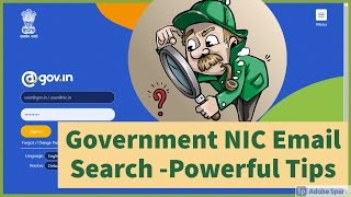 Government NIC Email ID  Powerful Search Facility  Tips and Tricks to Search Emails and Items [upl. by Dahsra684]