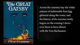 The Great Gatsby  By F Scott Fitzgerald audiobook full length [upl. by Mahseh]