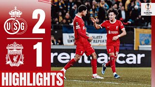 Quansah scores first senior goal  Highlights  Union SG 21 Liverpool [upl. by Lletnom]