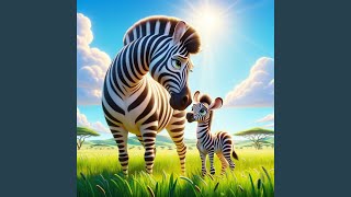 The Zebra Equus quagga Song for Kids Educational [upl. by Araccat]