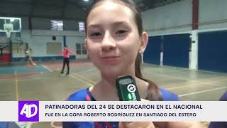 Patinadoras del Club 24 destacaron en el Nacional en Santiago del Estero [upl. by Gillead]