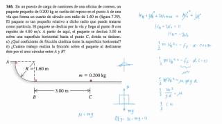 EJERCICIO Conservación de la Energía765 Sears [upl. by Anisamot145]