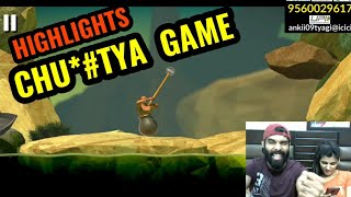 Getting over it Funny HIGHLIGHTS  ITNI GAALI😂😂 [upl. by Akcirderf]