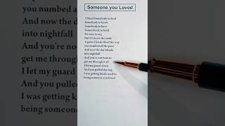 Conor maynord someone you loved lyrics conormaynord someoneyouloved lyrics [upl. by Medor938]