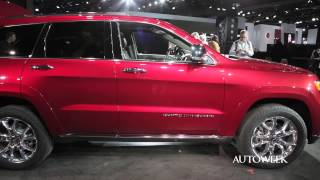 2014 Jeep Grand Cherokee Detroit auto show reveal  walkaround teaser [upl. by Gruchot]