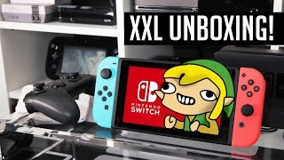 Nintendo Switch  XXL Unboxing amp Vergleich [upl. by Neenaej]