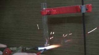 Combustion of potassium nitrate and coal  KNO3 [upl. by Willette]