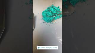 Chrysocolle ou Turquoise  AQUARELLE ARTISANALE [upl. by Aylsworth]