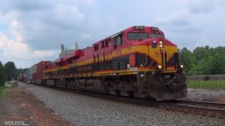 HD KCS 4775 leads NS Train 24E in Waco GA [upl. by Ikkela]