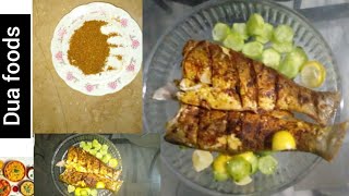 silver croaker mushka fish fryhow to make fish masalarecipe by dua foods [upl. by Graf]