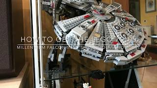 LEGO millennium falcon nella vetrina Ikea Detolf [upl. by Aicnatsnoc]