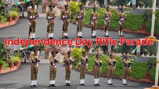 Independence Day  NCC Rifle Parade  SNM College Maliankara 🔥 [upl. by Esiuolyram]