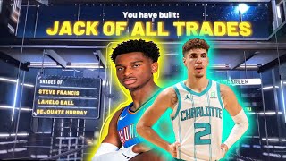 NBA 2K22 JACK OF ALL TRADES BUILD VERY RARE BUILD 😳 [upl. by Malan]