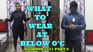 WHAT TO WEAR AT BELOW 0°C  WHAT TO WEAR IN SNOWY WEATHER  DECATHLON JACKET REVIEW  KASHMIR 2021 [upl. by Ydnim]