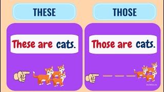 This  That  These  Those  Near  Far  Demonstrative Pronouns  Grammar  English For Kids [upl. by Sender]