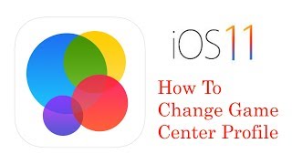 iOS 11 Game Center How to Change Accounts [upl. by Edylc]