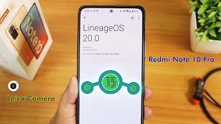 LineageOS 20 on Redmi Note 10 Pro Unofficial but Superb🔥👌 [upl. by Ettolrahs]