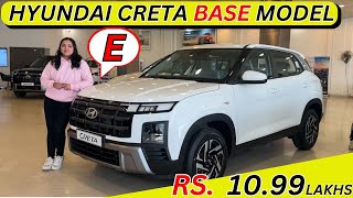 Hyundai Creta Base Model E Diesel Variant  New Creta 2024 Base Detailed Video  hyundaicreta [upl. by Eneloc]