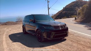 2022 Range Rover Sport SVR Carbon Edition  Walkaround and revs [upl. by Calie]