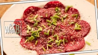 Rote Beete Carpaccio  Cooking Tips Spezial [upl. by Yoreel717]