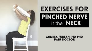 064 Exercises for pinched nerve in the neck Cervical Radiculopathy and neck pain relief [upl. by Tnias435]