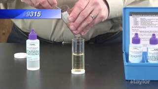 Testing for Phosphonate Using pH Paper and Fluoride Masking Agent K1583 [upl. by Matilde]