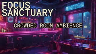 Neo Noir City Lounge  Crowded Room Ambience [upl. by Hirasuna]