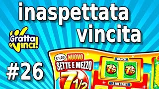 VINCITA BELLA 💰💶🍾🎉⭐ ➡ SETTE E MEZZO NUOVO ➡ GRATTA E VINCI grattaevinci setteemezzo [upl. by Kerat]