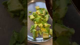 avocado salad Healthy diet menufood breakfastshortvideo [upl. by Marienthal]