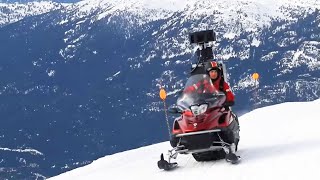 Introducing the Street View snowmobile [upl. by Rawdan275]