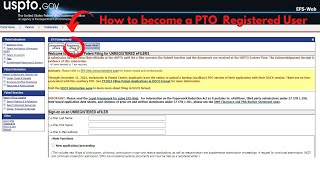 How to become a USPTO REGISTERED USER  FILER for 2022 [upl. by Aldercy]