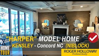 HARPER Model Home Kensley from Niblock Homes  Concord NC [upl. by Nosyrb]