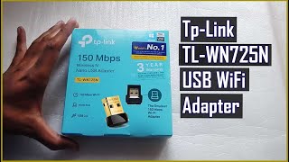 TP Link USB WiFi Adapter TLWN725N  Unboxing amp Testing [upl. by Oinafipe]