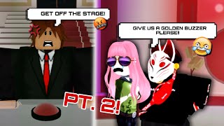 ROBLOX GOT TALENT on VOICE CHAT 🎤😭 PART 2 [upl. by Jabin]