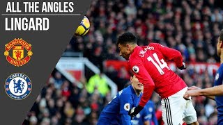 Jesse Lingard v Chelsea  February Goal of the Month  Manchester United [upl. by Gudren]