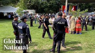 Global National Aug 5 2023  Several hospitalized as Toronto festival turns violent [upl. by Llessur422]