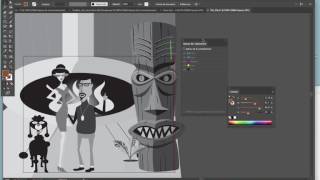 Noir et blanc dans Illustrator CC [upl. by Aketal133]