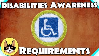 Disabilities Awareness Merit Badge Presentation Scout Notes [upl. by Ariat]