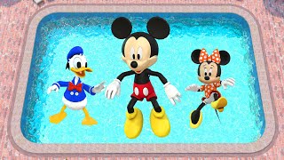 Mickey Mouse Clubhouse GTA 5 Vs Donald DuckMinnie Mouse and Daisy Ragdolls Ep15 [upl. by Dorraj]