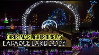 Christmas Lights Display at Lafarge Lake  Coquitlam British Columbia [upl. by Ycnahc]