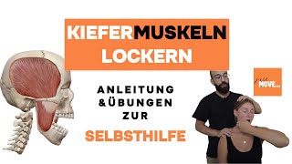 QUICK TIPS Kiefermuskeln lockern amp Kiefergelenk selbst behandeln bei Zähneknirschen CMD [upl. by Oliva]