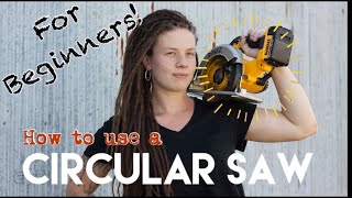 How To Use A Circular Saw For Beginners— Power Tools Made Easy 3 [upl. by Oiciruam113]