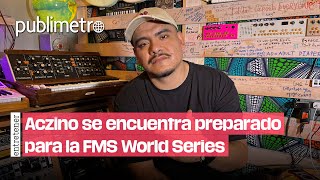 Aczino da adelantos sobre su nuevo disco y habla de su participación en FMS World Series [upl. by Gillie885]