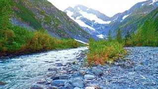 River Sleep Sounds White Noise  Nature Audio for Sleeping Relaxing Stress Relief  Alaska Stream [upl. by Nora]