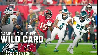 Philadelphia Eagles vs Tampa Bay Buccaneers Game Highlights  NFL 2023 Super Wild Card Weekend [upl. by Hauck]