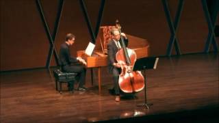 Marcello Cello Sonata No 2 on Double Bass [upl. by Enotna]