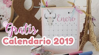 Calendario 2019 para imprimir por meses [upl. by Detta235]