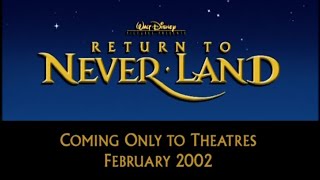 Return to Never Land  2001 Teaser Trailer [upl. by Sivram]