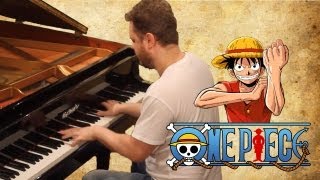 We Are  One Piece music on PIANO  First opening [upl. by Dao]